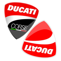 Motorcycle 3D Gel For Ducati Corse Sticker 3 D Decal Helmet Emblem Logo