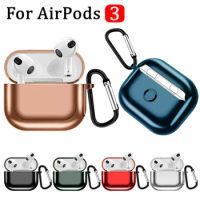 For Apple Airpods 3 Charging Box Case Plating TPU Protective Cover Shockproof Headphone Case For Airpods 3 2021 Wireless Earbuds
