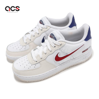 Nike 休閒鞋 Air Force 1 LV8 GS 大童 女鞋 鴛鴦 米白 紅 藍 AF1 HF5744-146