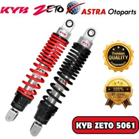 SHOCK BELAKANG KYB S SERIES WITH SPRING ADJUSTER KYOS KYOS ZT5061PH BLACK (HONDA VARIO 125/150, BEAT