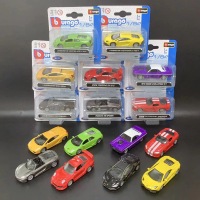 BMW Porsche 911 Wild Horse GT, Bburago, ของเล่นโมเดลรถจำลองโลหะผสม, Volkswagen กอล์ฟ, สเกล 1:64