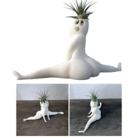 Funny Big Booty Ghostly Planter for Succulent Plant Lover Resin Figure Planter Pots