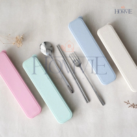 Cutlery set sendok garpu sumpit korea