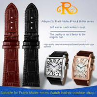 Quick release Genuine Leather Watchband for Franck Muller Strap Muller Leather Strap FM Watch Men Women 22 26 30mm Watch Band