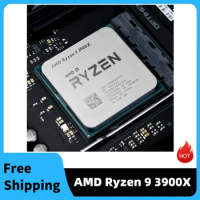 AMD Ryzen 9 3900X cpu chips 12-core 24-thread 3.8GHz frequency 64MB Socket AM4 unlocked desktop processor computer