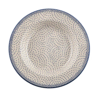 【波蘭陶】Manufaktura 圓形深盤 陶瓷盤 圓盤 菜盤 水果盤 24cm 波蘭手工製(純淨物語系列)