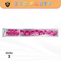 Evo Sash Happy Birthday 180 x 12.5 cm - Selempang Ulang Tahun (EVO-801) 2