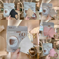 \100 chiếc Khẩu trang 6D JULI Mask 3 lớp kháng khuẩn mẫu form rộng chắn nắng tốt  \""
