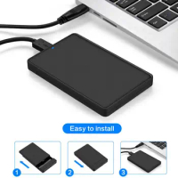 2.5 inch SATA to USB 3.0 SSD Adapter for Samsung Seagate SSD 2TB Hard Disk Drive Box External HDD Enclosure Memory Card Adapters