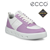 ECCO STREET 720 W SNEAKER 街頭趣闖防水皮革休閒鞋 女鞋 薰衣草紫 白色