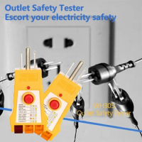WH305 Socket Safety Tester Socket US Socket Insulation Socket Leakage Test Wiring Judgment