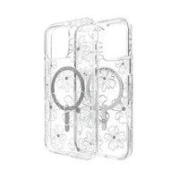 【HODA】 ZAGG 石墨稀 米蘭磁吸款-石墨烯防摔保護殼 iPhone 16 系列 ❮ iPhone 16 ❯ 白色花卉