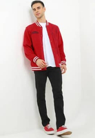 Giordano Men's Kungfu Panda CNY Jacket 0107560301 Hauted Red M