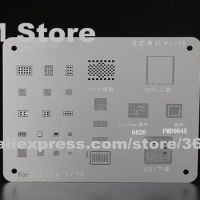 For iPhone 7 7Plus BGA Stencil A10 CPU RAM Wifi Nand flash Baseband Power IC Reball Pin Heat Template Thickening Tin Plant Steel