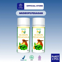 PAKET 2 PCS MUDROPS Jamu Tetes Ekstrak Daun Pegagan Suplemen Meningkatkan Daya Ingat