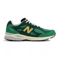 New Balance 990 V3 男鞋 綠色 慢跑鞋 NB D楦 復古鞋 麂皮 美製 休閒鞋 M990GG3