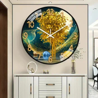 Fashion Clock Home Living Room Study Wall Clock Digital Minimalist Clock for Kitchen Living Room Wall Decoration