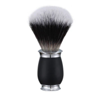 Luxury Shave Brush for Men Synthetic Fiber Shaving Brush Metal Handle Rich Lather,Fine Texture,Feel Soft,Not Wool,Zero Waste