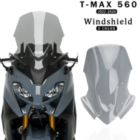 T-MAX 560 2022 2023 2024 Motorcycle Windshield Wind Screen Shield Deflector Protector Windscreen For Yamaha T-MAX560 TMAX560