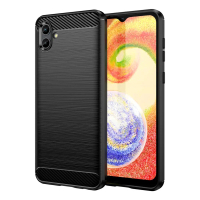 เคสซิลิโคนนิ่มสำหรับ Galaxy A04 เคสคาร์บอนไฟเบอร์กันกระแทก เคส Galaxy A04 Samsung
