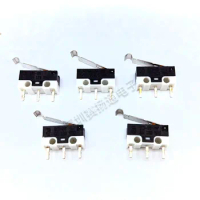 5PCS,DM-03S-2P Taiwan ZIPPY Microswitch Travel Switch Mouse Switch 3A with Bending Handle Press 3 Pins