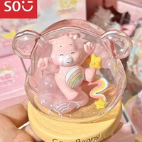 Anime Miniso Blind Box Care Bears Weather Forecast Series Blind Peripheral Figures Cartoon Decorative Tabletop Ornaments Gifts