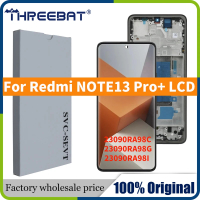 6.67“ AMOLED ใหม่สำหรับ Xiaomi Redmi Note 13 Pro+ 5G จอแสดงผล LCD หน้าจอสัมผัส ดิจิไทเซอร์ สำหรับ Re