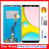 5.99" Y79 LCD For VIVO V7 Plus Display Touch Screen Digitizer Assembly Replacement Parts for Vivo V7+ No Frame With Repair Tools