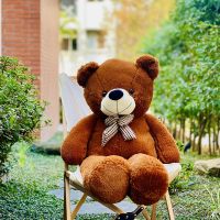 歐比邁 大熊熊玩偶 120CM 台灣填充棉花(43吋孔雀絨熊 0143006)