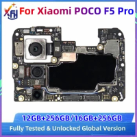 Motherboard For Xiaomi POCO F5 Pro Main PCB Board Global Rom Original Unlocked Logic Board