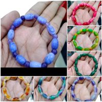 Gelang Batu Agate Oval Gelang Manik Manik Batu
