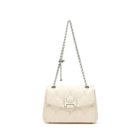 WQ-2088Y ladies crossbody bag, off-white leather wallet, fashionable small crossbody bag, shoulder b