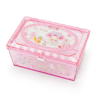 美樂蒂 水晶 置物盒 粉色 下午茶 壓克力 置物盒 收納盒 Melody 三麗鷗 日貨 正版 授權 J00030244
