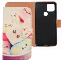For Google Pixel 4a 5G 6.2" Case Cartoon Leather Flip Wallet Cover for Google Pixel 4a 5G Phone Case Funda