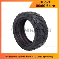 10 Inch Scooter Tire 80/60-6 Tubeless for KUGOO M5 Solar P1 Jueshuai X700 X750 FLJ C11 T11 Electric Scooter Parts &amp; Accessories