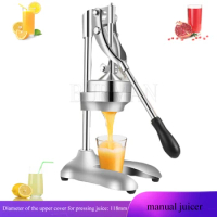 Hand Press Juicer Machine Professional Citrus Juicer Hand Press Citrus Squeezer Machine Stainless Steel Lemon Juicer