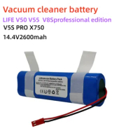 Vacuum Cleaner Battery Replacement Battery 14.4V 2600 mAh for ILIFE V50, V55, V8, V3 Pro, V5 Pro, X750