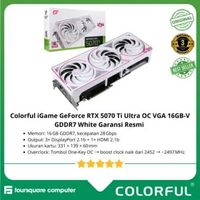 Colorful iGame GeForce RTX 5070 Ti Ultra OC VGA 16GB-V GDDR7 White Garansi Resmi