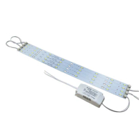 LED Tube Ceiling Light Module Source 32W 40W 24W 18W 5730 LED Bar Lamp Replacement 220V With Magnet Holder and Driver