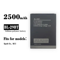 High Quality Mobile Phone Battery For Tecno Spark Go KCI Built-in BL-29BT 2500mAh New Replacement Battery