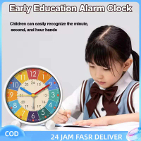 Alarm Clock For Students Jam Weker Anak Karakter Belajar Early Learning Silent Desktop Montessori Ma