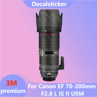 For Canon EF 70-200mm F2.8 L IS II USM Lens Sticker Protective Skin Decal Film Anti-Scratch Protector Coat EF 70-200 2.8 F/2.8