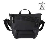 PORTER INTERNATIONAL - 自信經典NEW HEAT郵差包 - 全黑