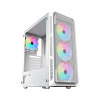 【Mavoly 松聖】百香果 白色 水果系列 電腦機殼 USB3.0亮面機箱(一年保固)