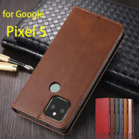 Leather Case for Google Pixel 5 / Pixel5 6.0" Card Holder Holster Magnetic Attraction Cover Wallet Flip Case Capa Fundas Coque