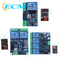 1 2 4 Way WiFi Control Relay Board 5V/12V ESP8266 Things Smart Home Phone APP Remote Control Switch for Arduino