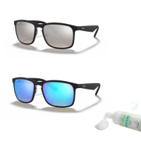 【RayBan 雷朋】大鏡片膠框 Chromance戀彩偏光鏡片(RB4264 601S5J、 601SA1 58mm)