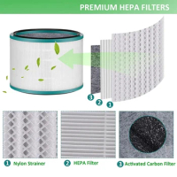 Air Purifier Filter Replacement Parts For Dyson HP00/HP01/HP02/HP03 DP01/DP03 Desk Purifiers HEPA Filte Air Purifier Filter