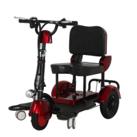 Adult folding 3 wheel electric bike or scooter electric scooter for elderly 3 4 wheels disabled mobility scooter 25km/h