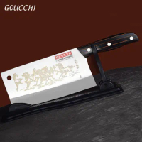 Germany Steel Kitchen Knife 9cr18mov Cleaver Stainless Steel Chef's Knife Razor Sharp Blade Wood Handle Slicing Knives